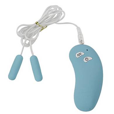 EROKAY 10-fach ABS & Silikon Wasserdicht Dual-Bullet Mini lange Form Vibrator Ei mit K