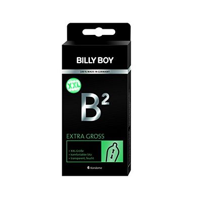 Billy Boy B² Extra Groß XXL Kondome  transparent 6er Packung. 6 Kondome