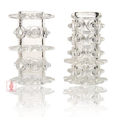 Finger - Penismanschetten Set transparent
