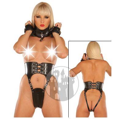 Leder Taillenslip