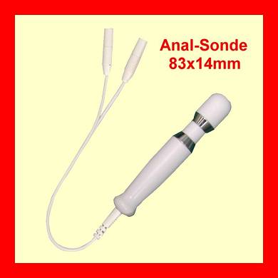 HARN INKONTINENZ ANAL SONDE BECKENBODEN PROSTATA MASSAGE REIZSTROM TENS GERÄT