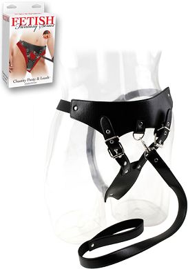 Fetish Fantasy - Chastity Panties and Leash black