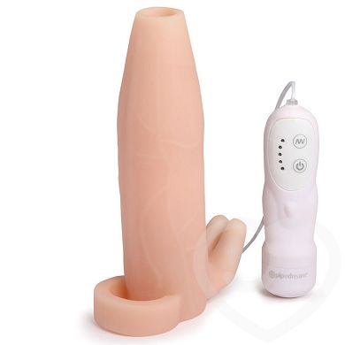 Fantasy X-Tensions Duo Clit Penishülle mit Vibration - Climax-Her
