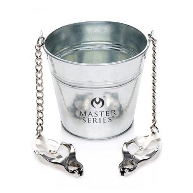 MASTER SERIES - Slave Bucket - Labien-/Nippelklemmen mit Eimer