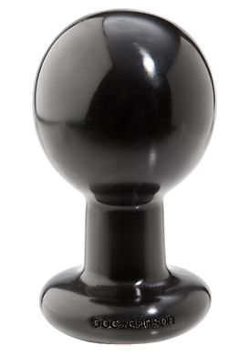 12 x 7 cm Doc Johnson Round Butt Plug large black