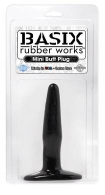 Basix by Pipedream Mini Butt Plug mit Saugnapf - 11.5 cm lang - Durchmesser bis 2.2 cm - s
