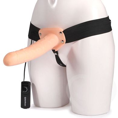 Fetish Fantasy hohler vibrierender Strapon-Dildo - Dream - 25,5 cm