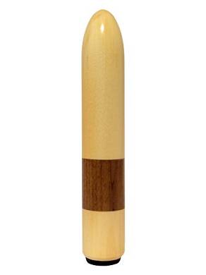 SVIBBLE CHICCO Wiederaufladbarer Holzvibrator in Birke und Nuss 100% Wasserdicht Funkferng