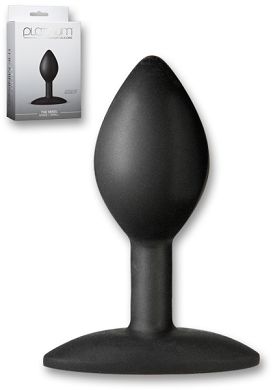 9 x 3 cm Plug Doc Johnson Platinum Silicone The Minis Spade small black