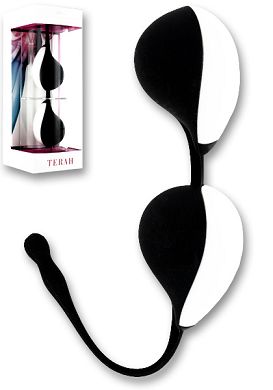 Liebeskugeln Vibe Therapy Terah Love Balls black/white