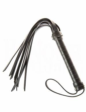 Lederflogger mit Gummiriemen