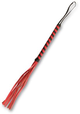 Fetish Fantasy - Deluxe Cat-O-Nine red/black