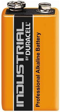 Batterie 9 Volt Block Duracell Industrial MN1604-6LR61 Alkaline Bulk, lose