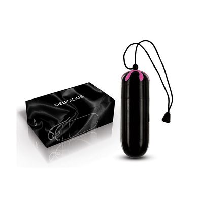 T4L Delicious Bullet Vibrations Ei, 10 x 3,5cm, Schwarz