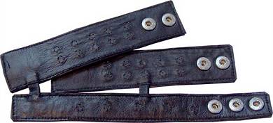 Mr. B Cockstrap mit drei breiten Bändern und Nadelstichen
