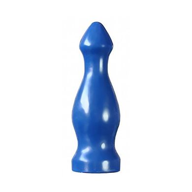 CRACKSTUFFERS Mushroom Head Anal Plug. mittelgroß. Blau