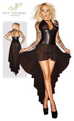 Noir Mieder-Kleid