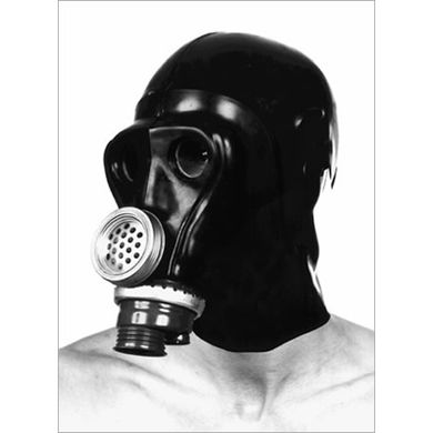 Rubber Gasmaske SMS mit Haube