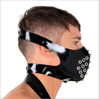 Latex-Mundschutz mit gestanzten Atemlchern