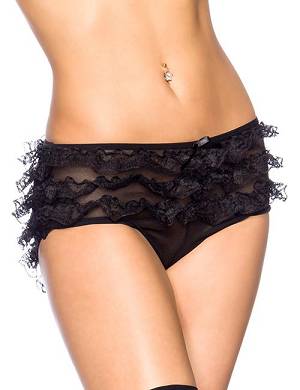 Burlesque-Panty schwarz