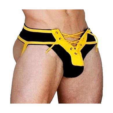 ZILucky Herren Rückenfrei Bikini Suspensorium Slip Schnüren Unterwäsche Bul