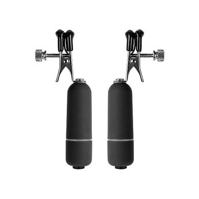 OUCH Nippelklemmen mit Vibration black