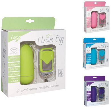 T4L I Love Egg Vibrationsei L 3,4 x 8 cm
