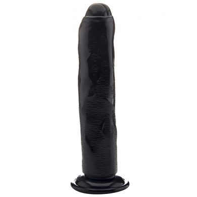 31 x 5,6 cm REALROCK Dildo mit Vorhaut black