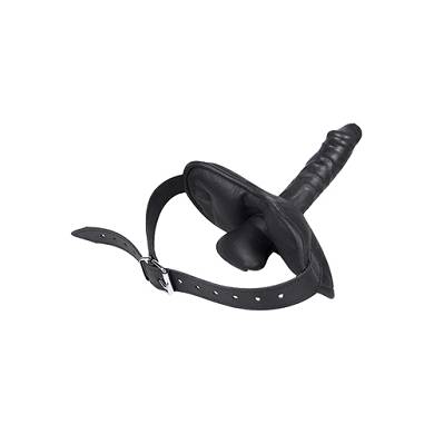 Ball Gag Maske mit Dildo