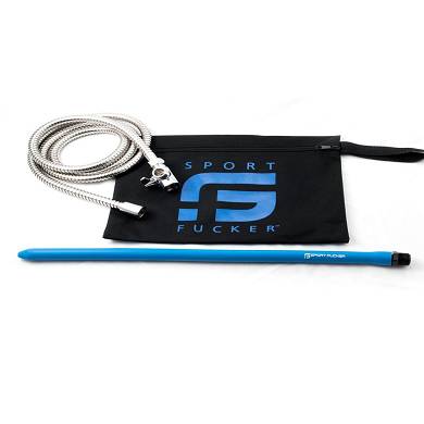 Sport Fucker Shower Kit with Anal Shower Nozzle 18 inch Blue