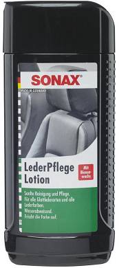 SONAX LederPflegeLotion - 1x500ml (291200) Mit Bienen-Wachs