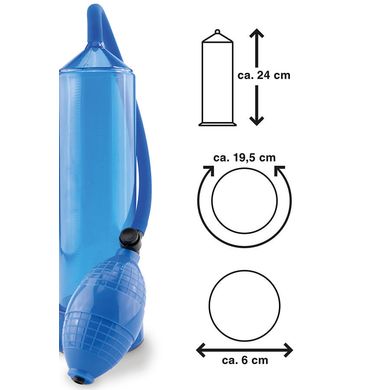 Mr. Cock Classic Penis Pump blue