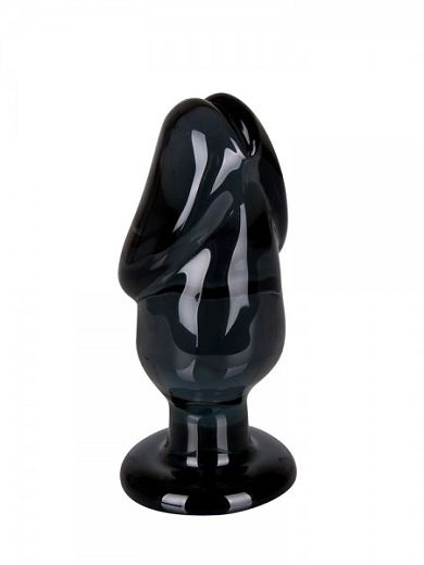 Arts Clair Mon Ami Secret: Glas-Analplug, schwarz