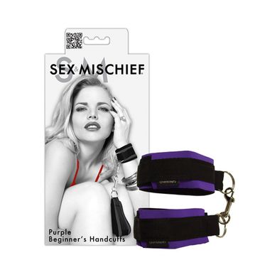 Sex Mischief Beginners Handcuffs purple