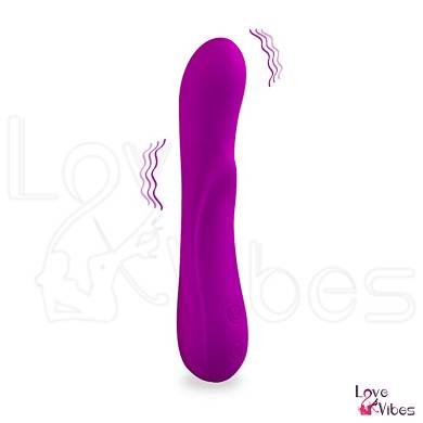 Design-Vibrator aus Silikon, 30 Stufen