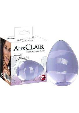 4,6 x 2,8 cm Liebeskugel Arts Clair Mon Petit Plaisir Glas fliederfarben