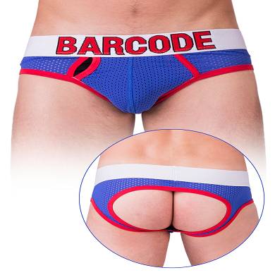 Barcode Mesh backless Sixty 7 - blue/red
