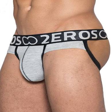 2Eros X Series Jockstrap Underwear Grey Marle
