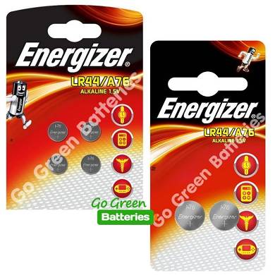 6 x Energizer LR44 1,5V Alkaline Batterie A76 AG13 PX76A