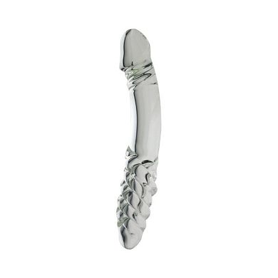 Spartacus Double Ended with Twist Glas Dildo, 21,5 x 3,8 cm