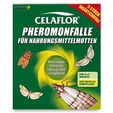 Celaflor Pheromonfalle für Nahrungsmittelmotten 3 St Stück