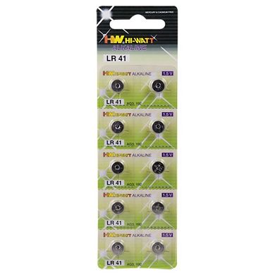Knopfzelle LR41 10er Blister