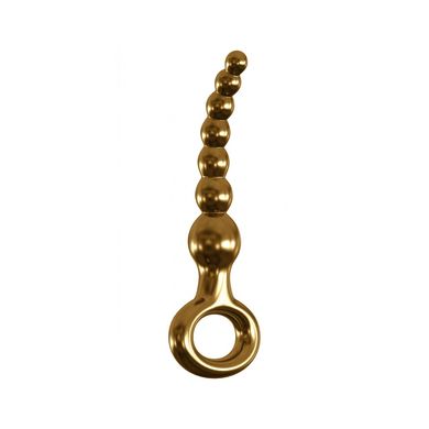 Glasdildo goldene Trauben 16,2 x 2,5 cm
