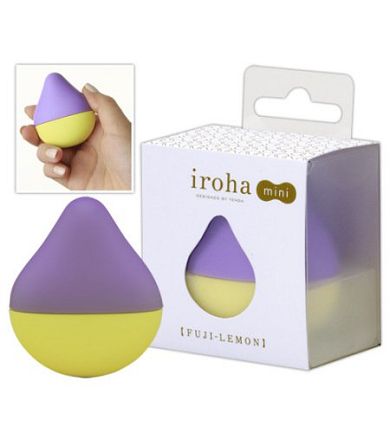 Tenga Mini-Auflege-Vibrator - wasserfest in Gelb-Violett
