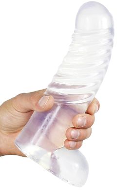 21 x 6,5 cm ANALE GRANDE Dildo RIPPSTER clear