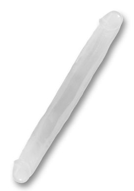 33 x 3,6 cm Doppeldildo JIMBO clear