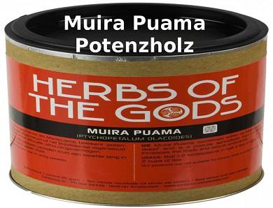 Muira puama  80 Gramm Dose  Potenzholz  geschnitten  Aphrodisiaka  u.a.