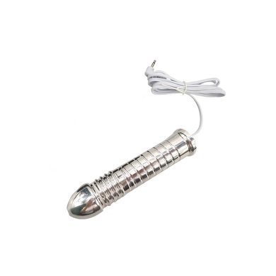  Elektro Analdildo Vaginaldildo Plug vaginal und anal Reizstromgert aus Stahl Butt Plug 