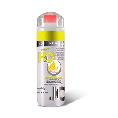 SystemJo Flavored H2O Banana Lick - Gleitgel auf Wasserbasis mit süßem Bananen 