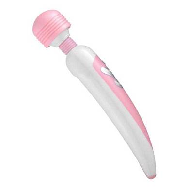Multi Speed Wand Massager in Weiß/Pink